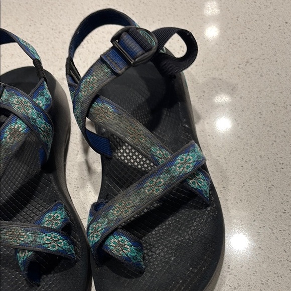 Chaco Navy and Teal Outdoor Sandals - Picture 3 of 6